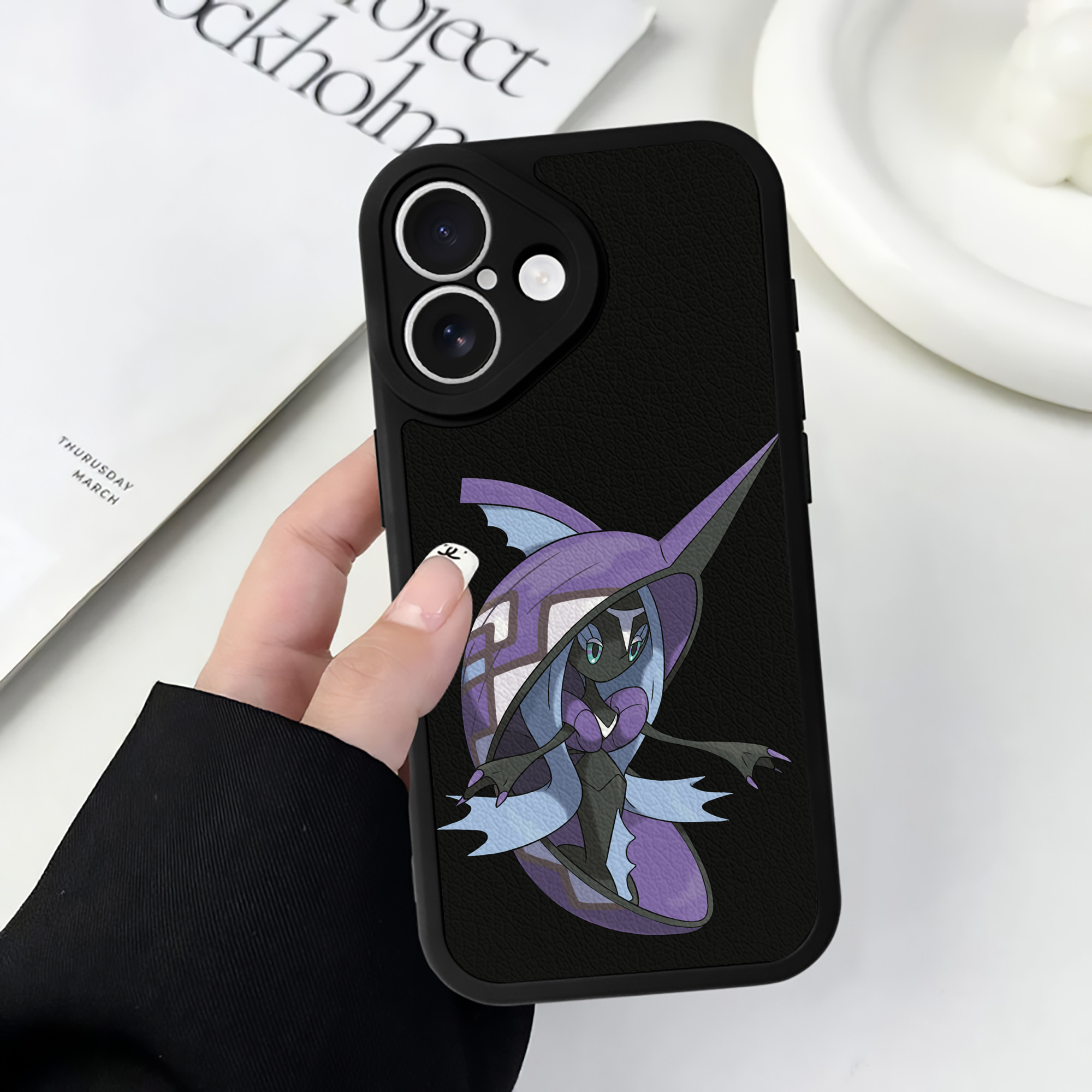 （画像用） ポケットモンスター Pokémon 【iPhone 16シリーズ対応】シリコンスマホケース（レザー調） 材質：シリコン